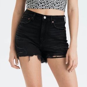 American Eagle Black Denim Shorts